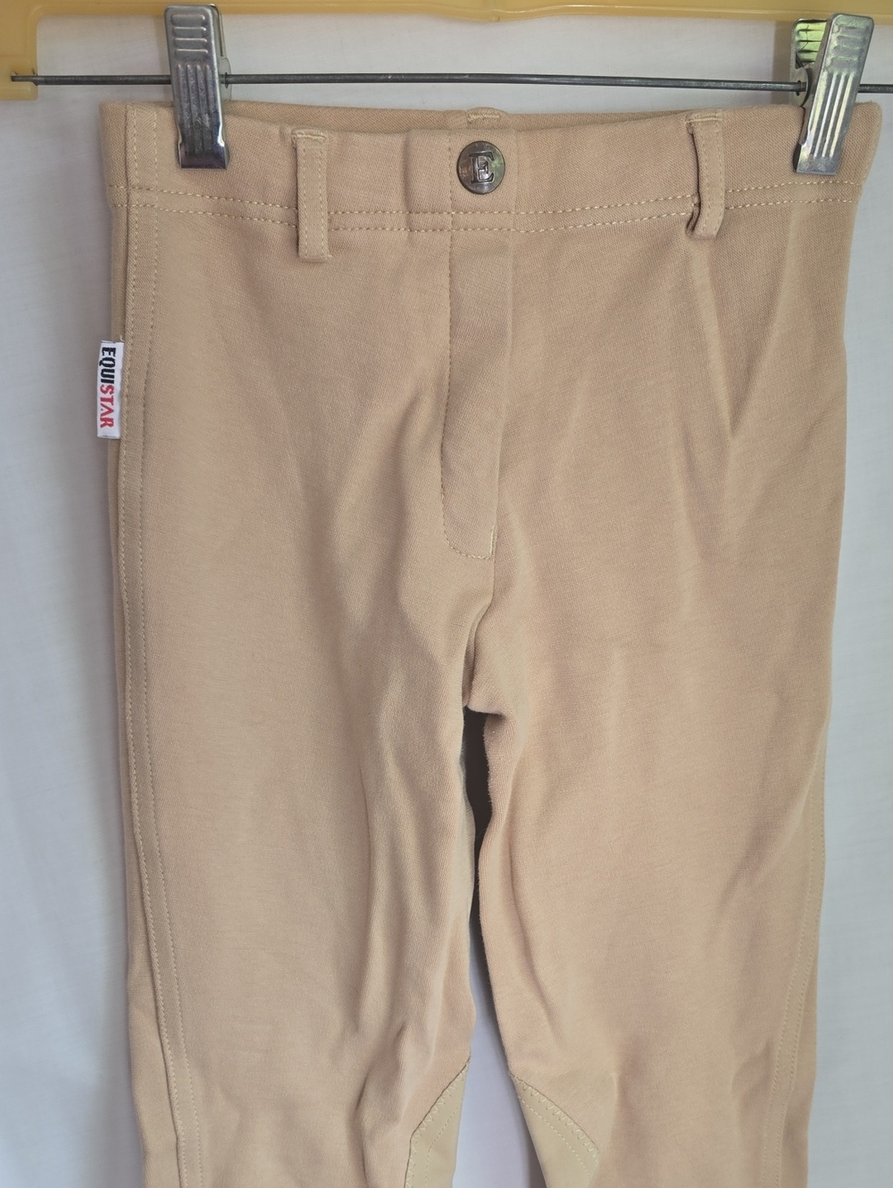 Kids Tan Riding Breeches - Comfortable Equestrian Fit